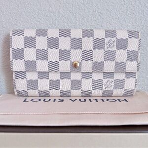 Louis Vuitton Damier Azure Sarah Wallet